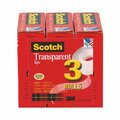 3M TRANSPRNT TAPE 1000X3/4 in. 600K3